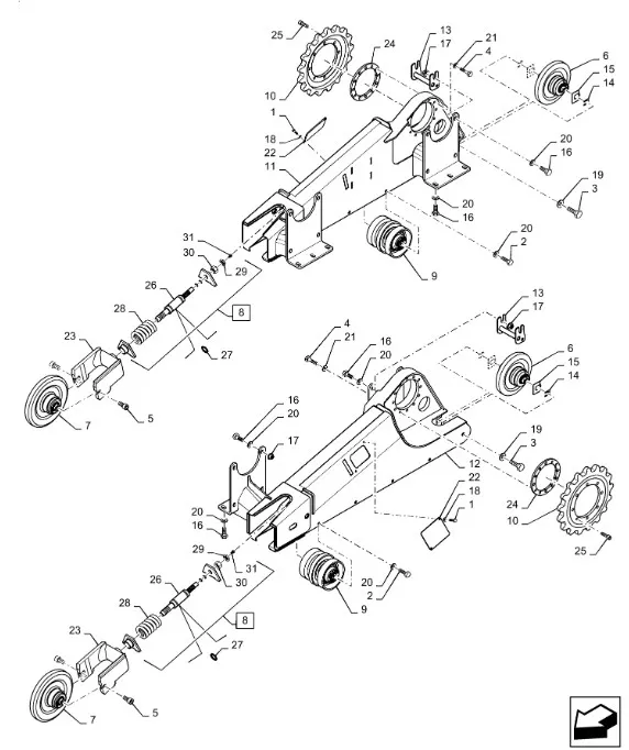 47378993 - звездочка ведущая